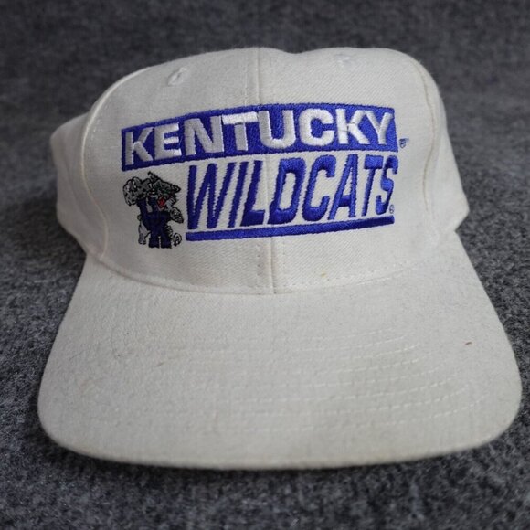 Kentucky Wildcats Hat Ivory Logo Athletic Snapback Vintage Embroidered